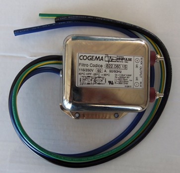 Filtro di rete Cogema 60A 115/250V 50/60 Hz