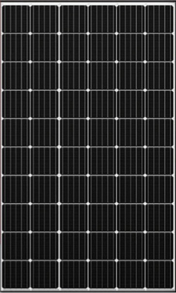 Photovoltaic Solar Panel 300W 24V Monocrystalline home Baita Camper black frame