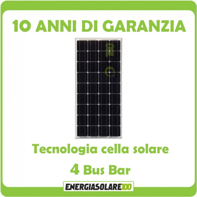 Solar panel 100W 12V monocrystalline NX SLIM