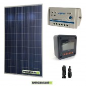 Solar system photovoltaic panel poly 280W 24V charge controller 10A stand alone RV boat remote control MT-50