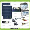 Kit LED Street Lighting 42W 12V Battery 150Ah AGM Neutra Light Solar Panel