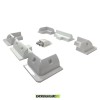 Camper Support Structure Kit with Angular, Straight bracket and Fairlead