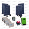 Off grid Solar House stand alone Kit 3kw 24V Panels 1.1KW 200Ah AGM Batteries