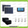 Solar lighting kit panel 60W 24V for 5 hours fluorescent bulb lamp 11W 24V barn cabin solar charge controller NV