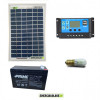 Photovoltaic Votive lighting solar system solar panel 5W 12V 1 LED light 0.3W 24 hours