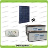 Starter Kit Plus Solar Panel HF 280W 24V AGM Battery 200Ah Controller PWM 10A LS1024B