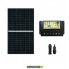 Solar kit with monocristalline photovoltaic panel 410W 24V, 20A charge controller for stand alone system for RV or boat