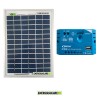 Photovoltaic panel kit 5W 12V Charge controller PWM 5A EPsolar installations for Motorhome Casa Nautica Lighting