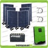 1.6KW Solar Photovoltaic Kit Edison30 3KW 24V Pure Sine Wave Inverter with PWM 50A Solar Charge Controller and 250Ah OPzS Batteries