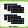 Stock 6 Photovoltaic Solar Panels 100W 12V Monocrystalline Cabin Boat Pmax 600W 