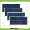 4 Photovoltaic Solar Panels 150W 12V Polycrystalline Cabin Boat Pmax 600W 