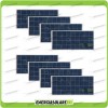 8 Photovoltaic Solar Panels 150W 12V Polycrystalline Cabin Boat Pmax 900W