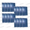 Set 16 Photovoltaic Solar Panels Extra-European 280W 30V tot. 4480W Casa Baita Stand-Alone