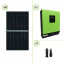 Impianto solare fotovoltaico 3KW pannelli monocristallini inverter ibrido onda pura 5KW 48V con regolatore di carica MPPT 80A 450Voc
