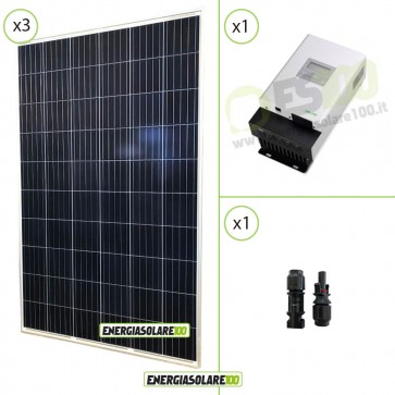 Kit Starter Pannello Solare Fotovoltaico 840W 12V Regolatore di carica 60A MPPT 100Voc