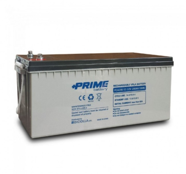 Batteria Ermetica AGM Prime 200Ah 12V 