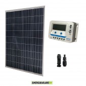 Kit solare con pannello fotovoltaico 20W e regolatore di carica EpSolar 10A VS2024AU con prese USB