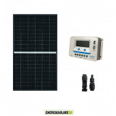 Kit Solare Fotovoltaico 430W 24V  Regolatore PWM 20A Baita Chalet VS2024AU con prese USB