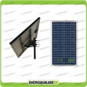 Kit solare fotovoltaico con pannello da 20W e testapalo diametro max  60mm inclinazione regolabile