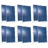 Set 12 Pannelli Solari Fotovoltaici 280W 30V tot. 3360W Casa Baita Stand-Alone