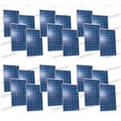 Set 24 Pannelli Solari Fotovoltaici 280W Extra-Europeo 24 tot. 6720W Casa Baita Stand-Alone