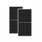 Set 2 pannelli solari fotovoltaici 500W 24V monocristallini alta efficienza cella PERC del tipo half-cut 