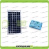 Kit Solare Fotovoltaico Campeggio Scout 5W 12V x alimentare Cellulare Luce e Stereo