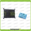 Kit Solare Fotovoltaico Campeggio Scout 10W 12V x alimentare Cellulare Luce e Stereo