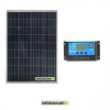 Kit Solare Fotovoltaico 150W 12V Mantenimento batteria auto, camper, nautica