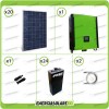 Kit solare fotovoltaico 5.6KW Inverter onda pura Infinity 5000W 48V regolatore MPPT 10Kw 900Vdc Batterie OPzS