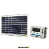 Kit solare con pannello fotovoltaico 10W e regolatore di carica EPEVER 10A VS1024AU con prese USB