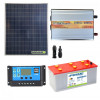 Kit baita pannello solare 200W 12V inverter onda modificata 1000W batteria 200Ah regolatore NVsolar
