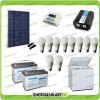 Kit Solare Fotovoltaico isolati dalla Civiltà 280W x Luci Frigo incluso Off-Grid