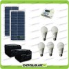 Kit Solare Fotovoltaico isolati dalla Civiltà 60W 24V x Luci e Cellulari Tablet 