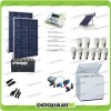 Kit Solare Fotovoltaico isolati dalla Civiltà 540W x Luci Frigo incluso Pompa Acqua Calda 