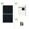 Impianto Solare fotovoltaico 4KW Inverter Sunforce 5KW 48V Regolatore di Carica MPPT 100A 450Voc