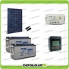 Kit Starter Plus Pannello Solare HF 280W 24V Batteria AGM 150Ah Regolatore PWM 10A LS1024B e Display MT-50