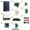 Kit Solare Storage Pannello Policristallino 5600W e Inverter Monofase Growatt SPH3000 con doppio MPPT