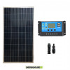 Kit Solare Fotovoltaico 150W 12V Regolatore PWM 10A Nvsolar Camper Casa Nautica Illuminazione