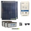 Kit fotovoltaico 600W 12V Batteria AGM 200Ah Regolatore MPPT 40A DISPLAY DB1+ interfaccia UCS
