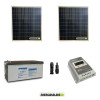 Kit Solare 200W alimentazione Video Sorveglianza 12volt per DVR e 2 Telecamere 24h al giorno