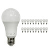 Set 20 lampade bulbo a LED 9W 12V 24V E27 DC Luce Naturale 4000K