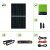 Impianto solare fotovoltaico 7500W Inverter ibrido 7.2KW doppio ingresso MPPT 80A batterie litio