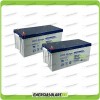 Stock 2 Batterie x Impianto Solare Ultracell 200Ah UCG200 Capienza 3840Wh