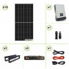 Impianto solare fotovoltaico 5000W Inverter ibrido 5KW Regolatore di carica doppio MPPT integrato batterie litio