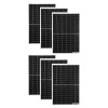 Set 6 pannelli solari fotovoltaici 405W 24V monocristallini tecnologia PERC alta efficienza Half-Cut
