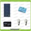 Kit Solare Fotovoltaico Campeggio Scout 30W 12V 12Ah Cellulare Luce LED 7W Stereo
