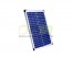 Kit fotovoltaico per l'illuminazione esterna e interna con faro da LED 10W e due lampadine LED 7W pannello fotovoltaico 20W autonomia 2 ore
