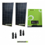 Kit impianto solare fotovoltaico 300W con inverter ibrido ad onda pura 1Kw 12V (Set Kit)