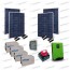 Kit Solare Casa al Mare non Connessa a Rete Enel 3kw 24V + Pannelli 1KW + Batt AGM